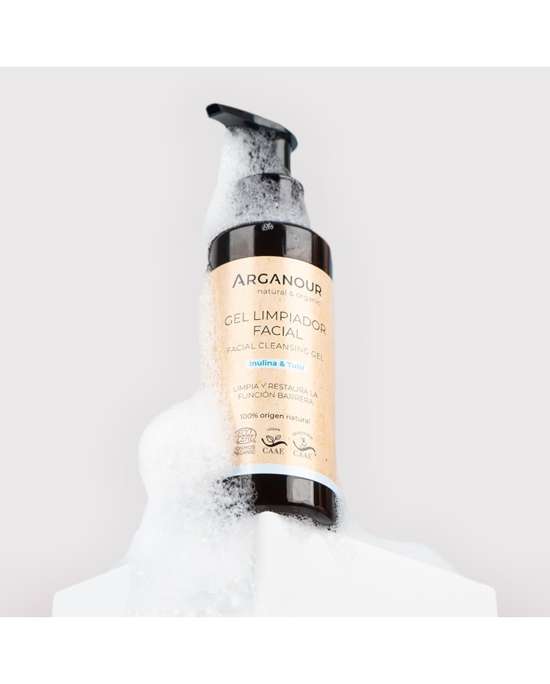Gel limpiador facial